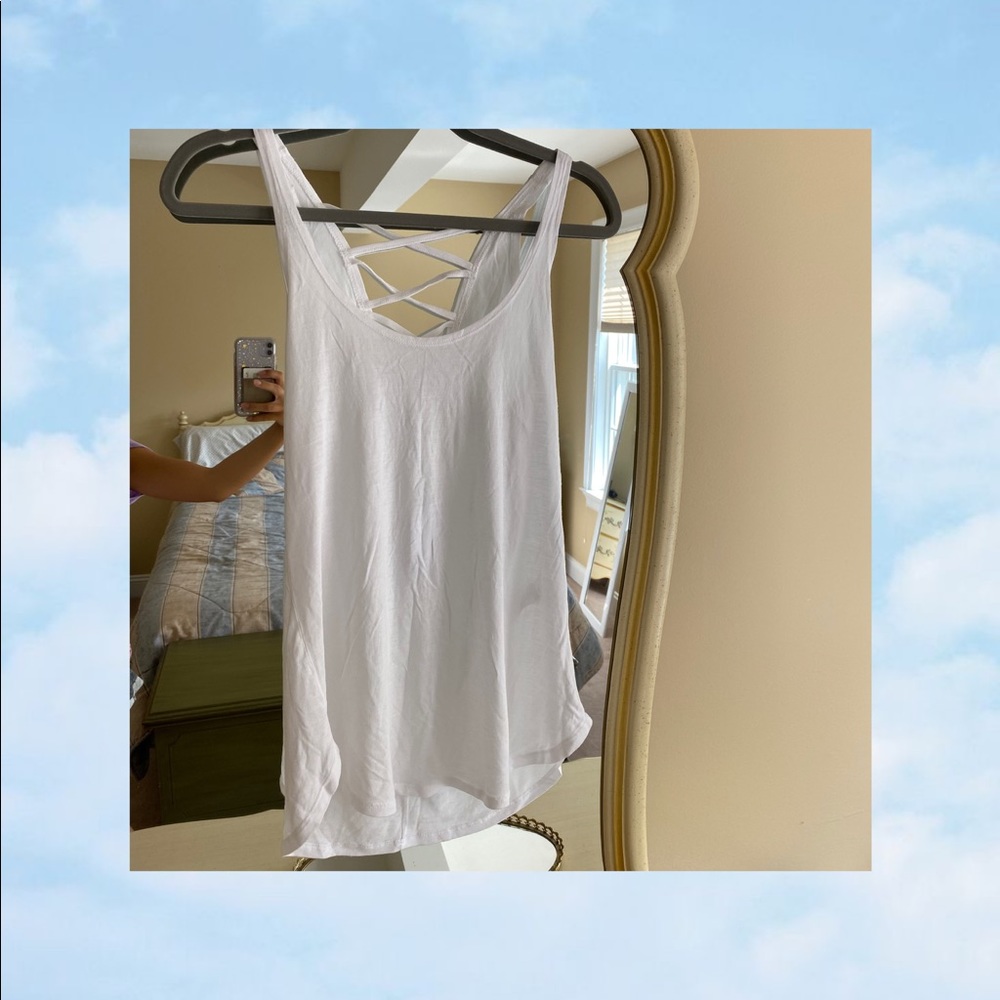 NWT white GARAGE tank